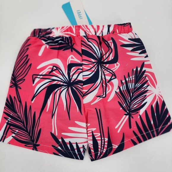 IFFEI Toddler Boys' Leaf Print Quick Dry UPF 50+ Swim Trunks Size 4-5T NWT - Picture 3 of 5